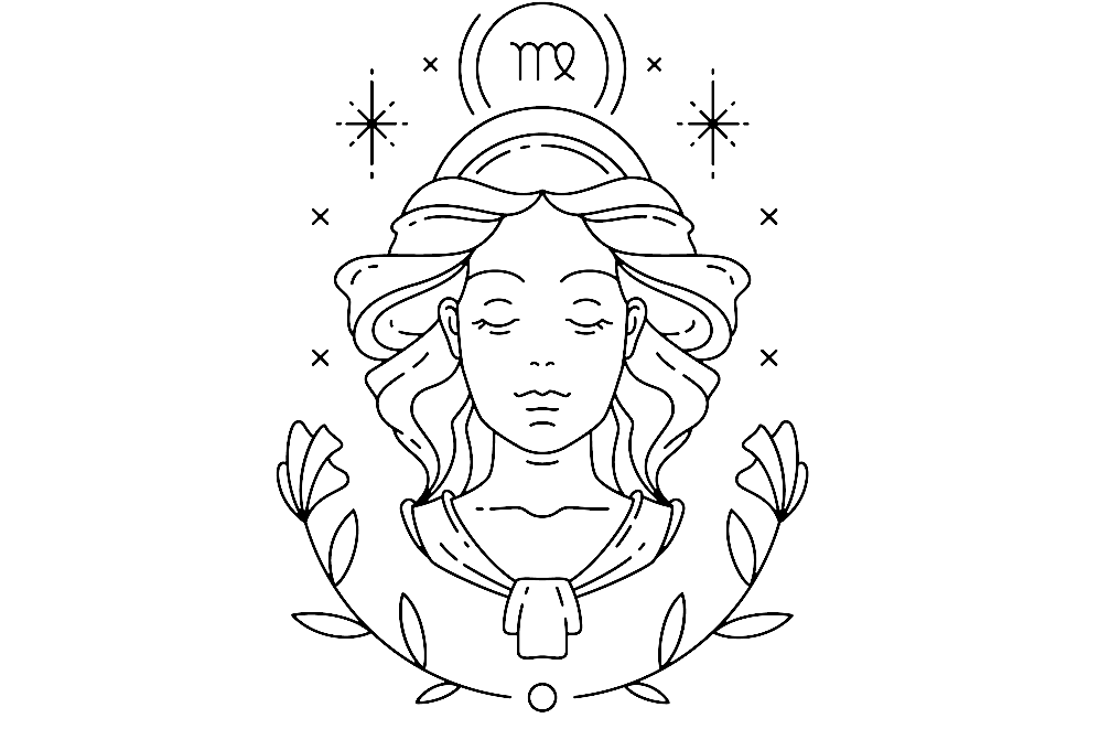 Representasi astrologi Virgo